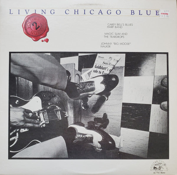 Carey Bell's Blues Harp Band / Magic Slim & The Teardrops / Johnny "Big Moose" Walker : Living Chicago Blues Volume 2 (LP, Comp)
