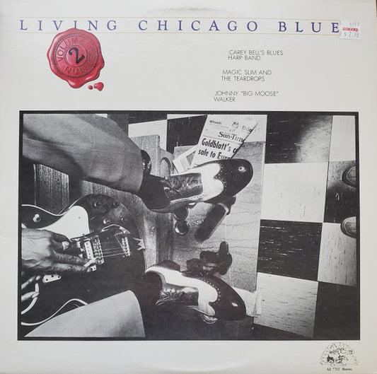 Carey Bell's Blues Harp Band / Magic Slim & The Teardrops / Johnny "Big Moose" Walker : Living Chicago Blues Volume 2 (LP, Comp)