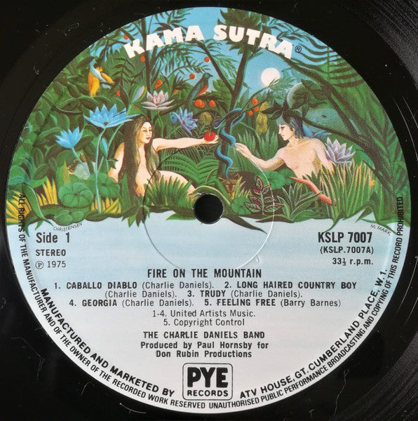 The Charlie Daniels Band : Fire On The Mountain (LP, Album)