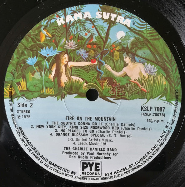 The Charlie Daniels Band : Fire On The Mountain (LP, Album)