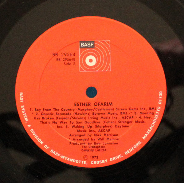 Esther Ofarim : Esther Ofarim (LP, Album)