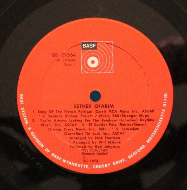 Esther Ofarim : Esther Ofarim (LP, Album)