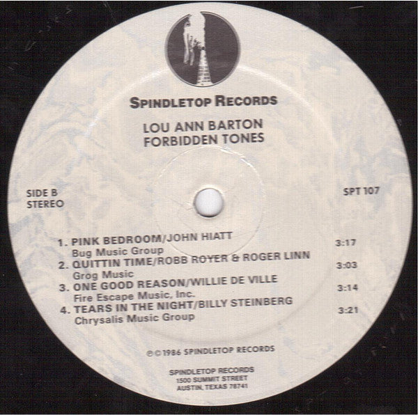 Lou Ann Barton : Forbidden Tones (LP, Album)