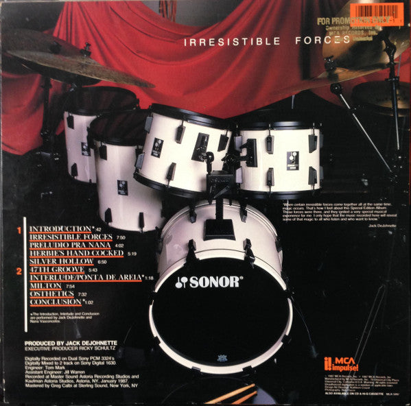 Jack DeJohnette's Special Edition : Irresistible Forces (LP, Album, Aud)