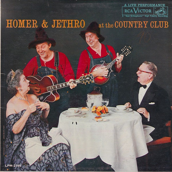 Homer And Jethro : At The Country Club (LP, Album, Mono, Ind)