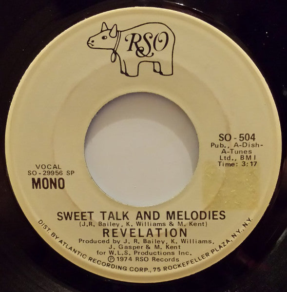 Revelation (2) : Sweet Talk And Melodies (7", Single, Promo)