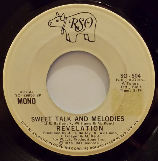 Revelation (2) : Sweet Talk And Melodies (7", Single, Promo)