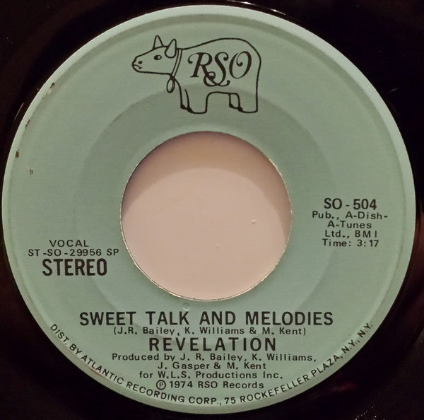Revelation (2) : Sweet Talk And Melodies (7", Single, Promo)