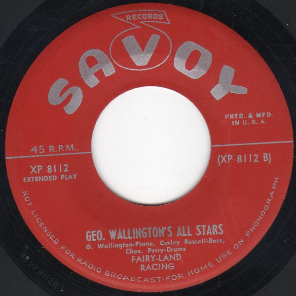 George Wallington : George Wallington (7", EP)