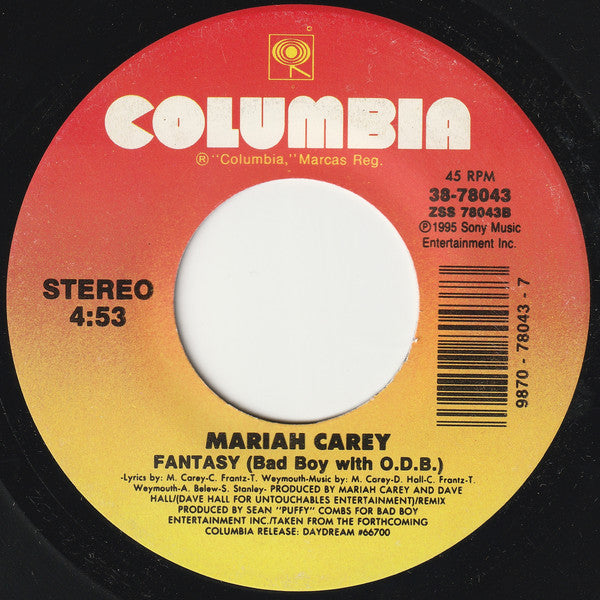 Mariah Carey : Fantasy (7")