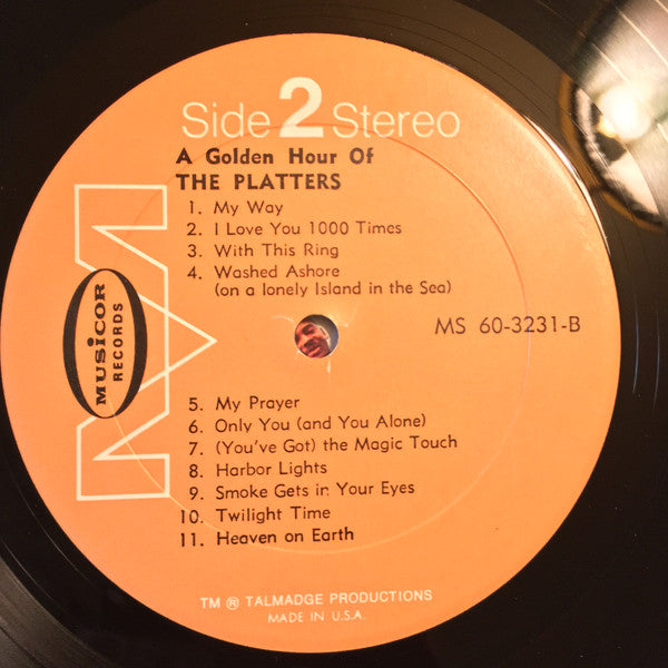 The Platters : A Golden Hour Of The Platters (LP, Comp)