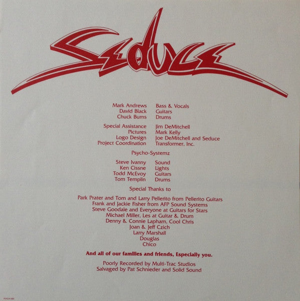 Seduce : Seduce (LP, Album)
