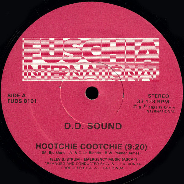 D.D. Sound : Hootchie Cootchie (12")