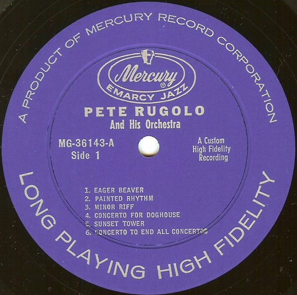 The Pete Rugolo Orchestra* : Rugolo Plays Kenton (LP, Album, Mono)