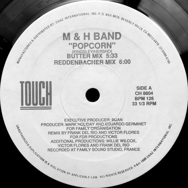 M & H Band : Popcorn (12")