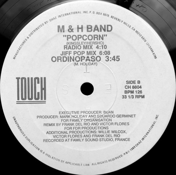 M & H Band : Popcorn (12")