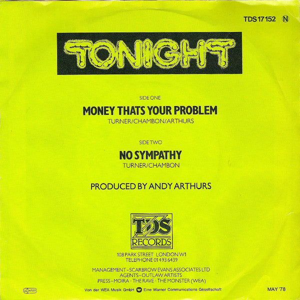 Tonight (2) : Money Thats Your Problem (7", Single)