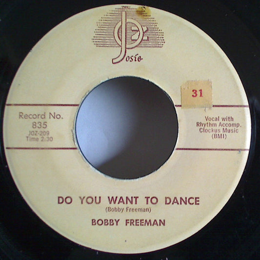 Bobby Freeman : Do You Want To Dance (7", Single, Bro)
