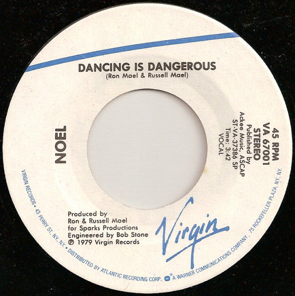 Noel (2) : Dancing Is Dangerous (7", Single)