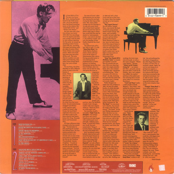 Jerry Lee Lewis : Rare Tracks (LP, Comp, Mono)