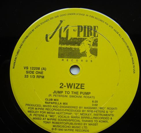 2-Wize : Jump To The Pump (12")