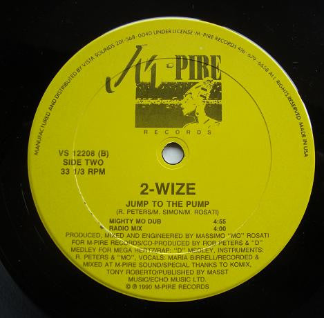 2-Wize : Jump To The Pump (12")