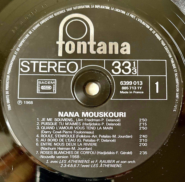 Nana Mouskouri : Nana (LP, RE)