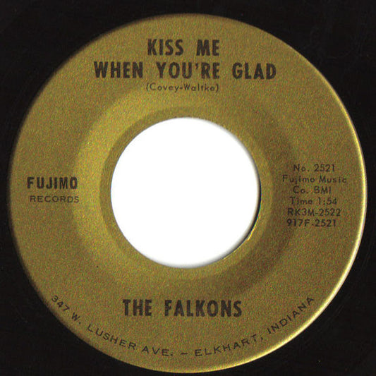 The Falkons : Why? Marianne / Kiss Me When You're Glad (7", Single)