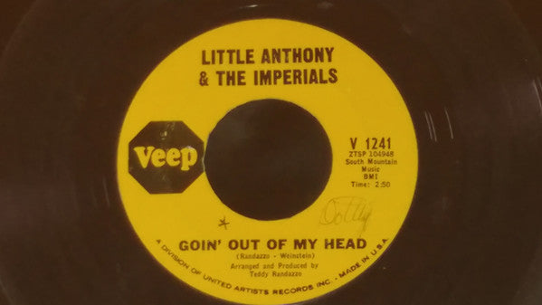 Little Anthony & The Imperials : Goin' Out Of My Head / Make It Easy On Yourself (7")