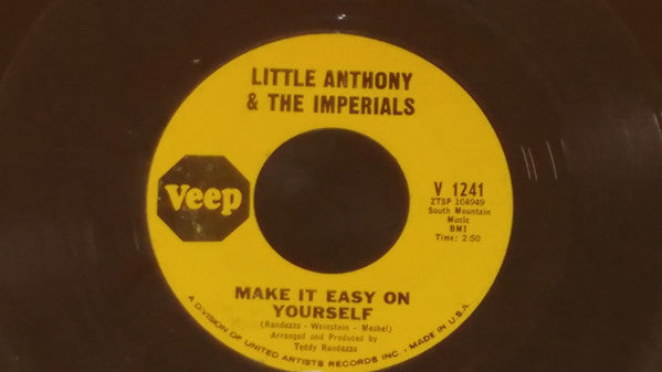 Little Anthony & The Imperials : Goin' Out Of My Head / Make It Easy On Yourself (7")