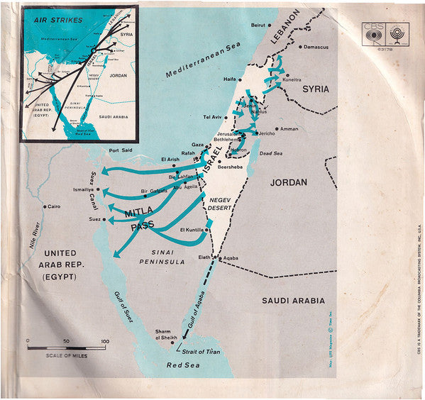 Kol Israel, Chaim Herzog : The Six-Day War Original Radio Broadcasts (LP, Album)