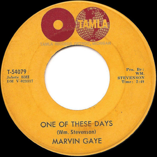 Marvin Gaye : Pride And Joy / One Of These Days (7")