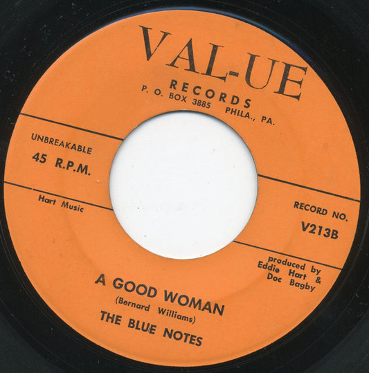 The Blue Notes (3) : My Hero / A Good Woman (7")