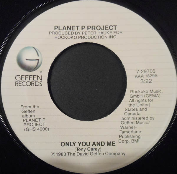 Planet P* : Why Me? (7", Jac)