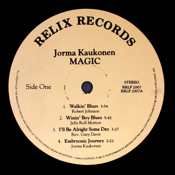 Jorma Kaukonen : Magic (LP, Album)
