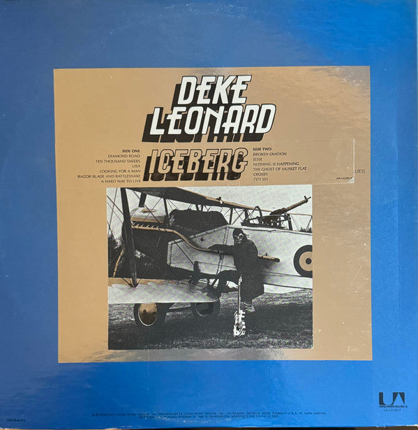 Deke Leonard : Iceberg (LP, Album, Gat)