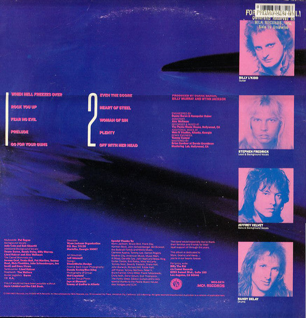 Billy The Kid (20) : Sworn To Fun (LP, Album)