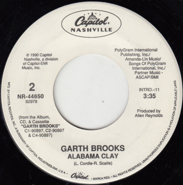 Garth Brooks : Unanswered Prayers (7", Single)