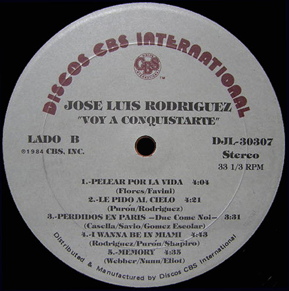 José Luis Rodríguez : Voy A Conquistarte (LP, Album)