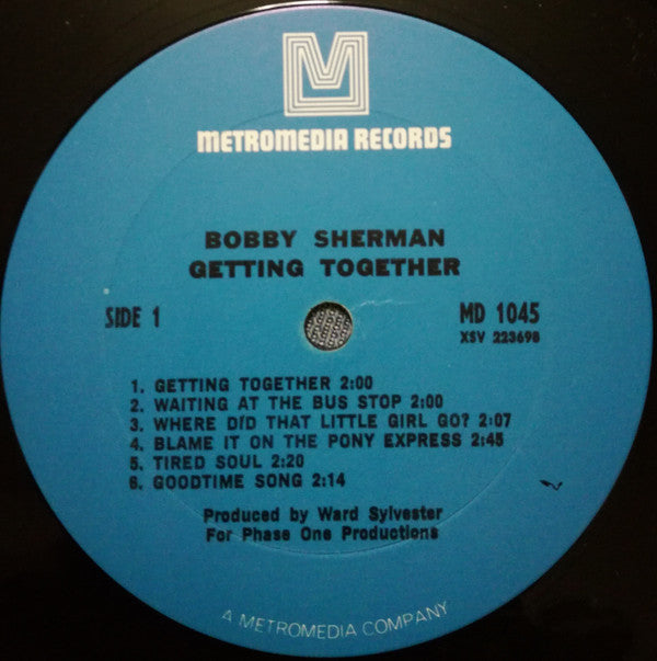 Bobby Sherman : Getting Together (LP, Album, Ter)