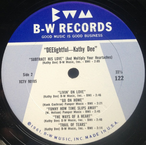 Kathy Dee : DEElightful (LP, Album, Mono)