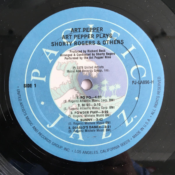 Art Pepper : Art Pepper Plays Shorty Rogers & Others (LP, Album)
