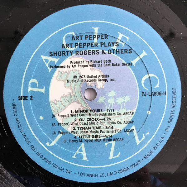 Art Pepper : Art Pepper Plays Shorty Rogers & Others (LP, Album)