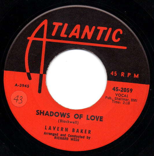 Lavern Baker : Wheel Of Fortune / Shadows Of Love (7")