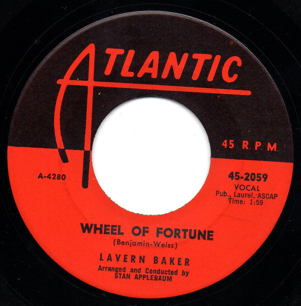 Lavern Baker : Wheel Of Fortune / Shadows Of Love (7")