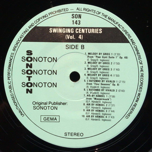 Dimitrie Inglessis : Swinging Centuries Vol. 4 (LP)