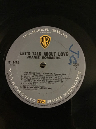 Joanie Sommers : Let's Talk About Love (LP, Mono)