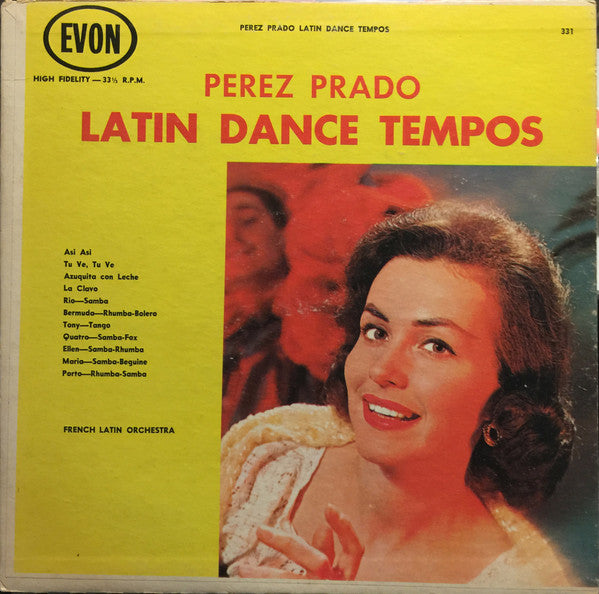 Perez Prado, French Latin Orchestra : Latin Dance Tempos (LP, Comp, Mono)