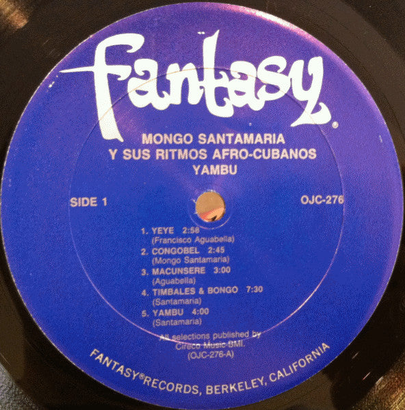 Mongo Santamaria Y Sus Ritmos Afro-Cubanos : Yambu (LP, Album, Mono, RE, RM)