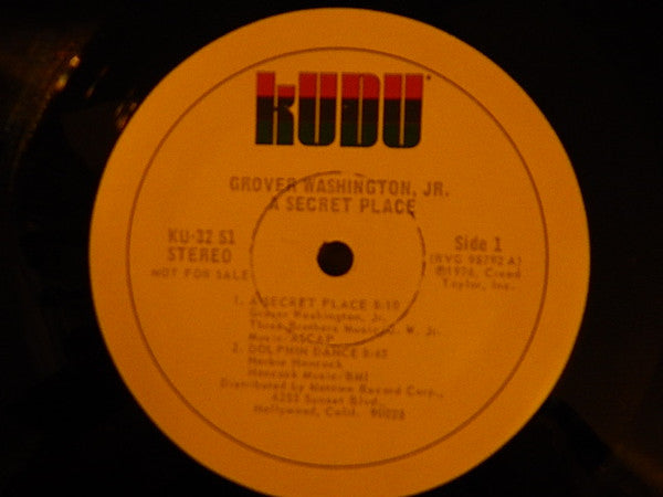 Grover Washington, Jr. : A Secret Place (LP, Album, Promo)
